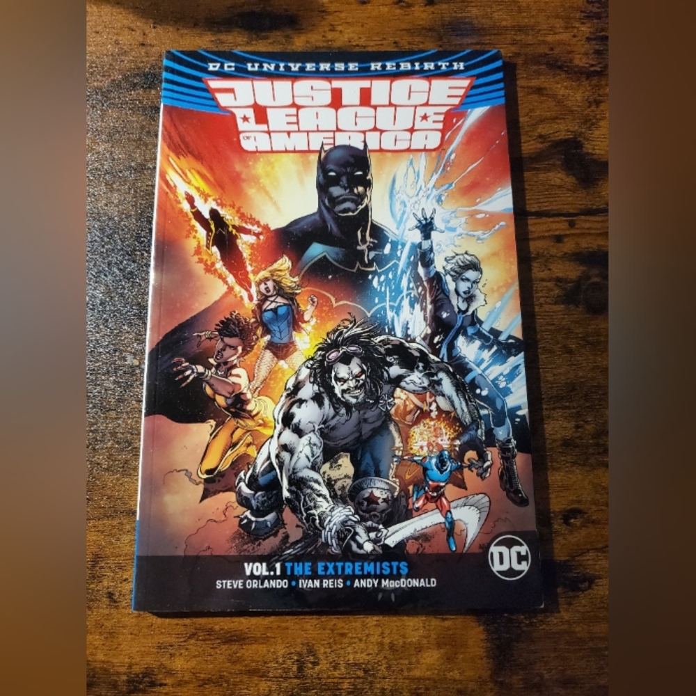 JUSTICE LEAGUE OF AMERICA JLA VOL 1 THE EXTREMISTS DC UNIVERSE REBIRTH TPB NOVEL